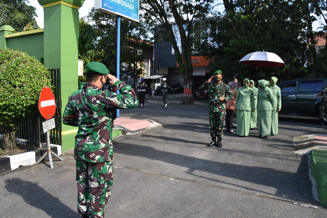 Danrem 073/Makutarama Laksanakan Kunjungan Kerja ke Kodim 0717/Purwodadi